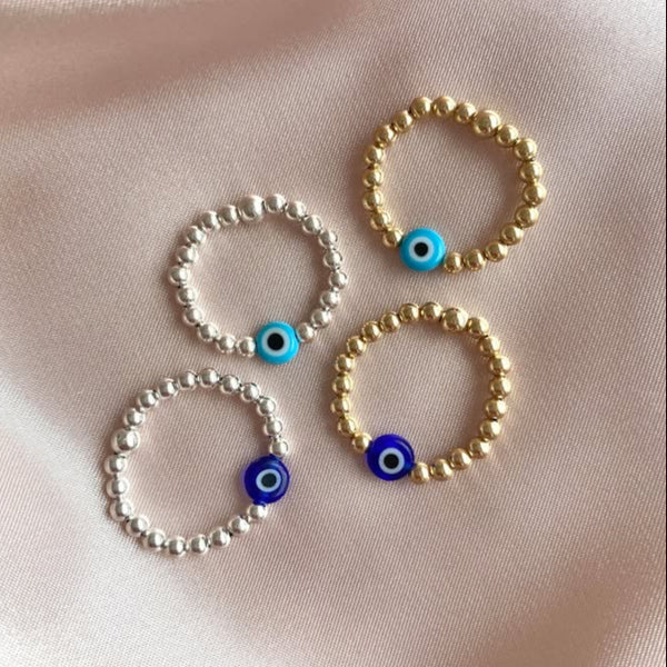 Load image into Gallery viewer, Evil Eye Ring