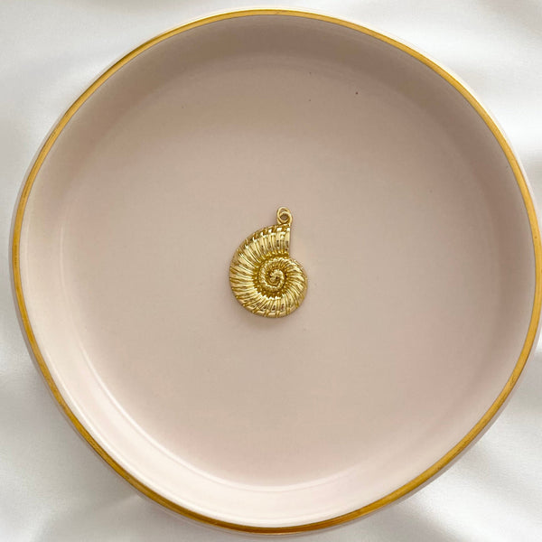 Load image into Gallery viewer, Nautilus Shell Charm