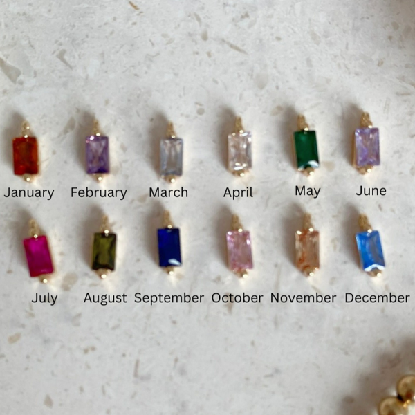 Load image into Gallery viewer, Birthstone Earrings
