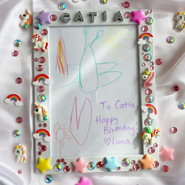 Load image into Gallery viewer, Unicorn & Rainbows Frame