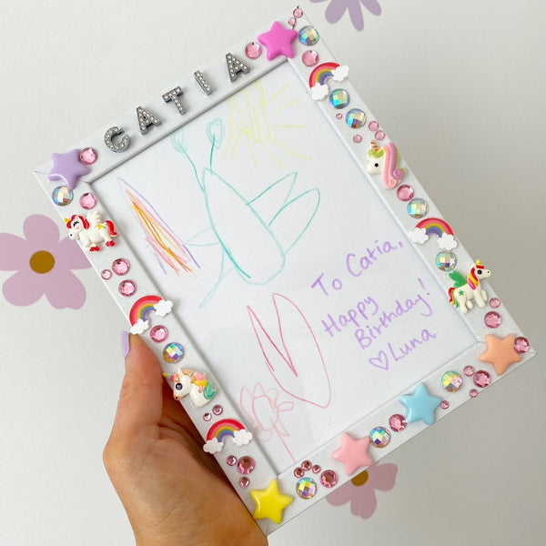 Load image into Gallery viewer, Unicorn & Rainbows Frame