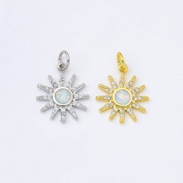 Load image into Gallery viewer, Opal Sun Charm
