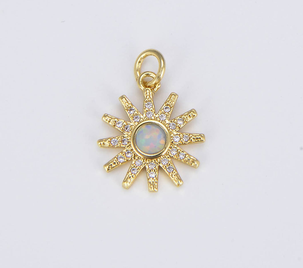Opal Sun Charm