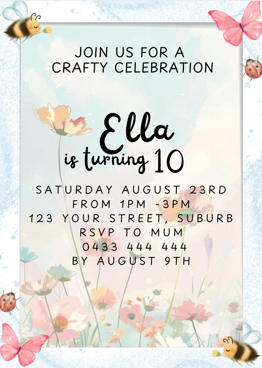 Garden Party Invitation