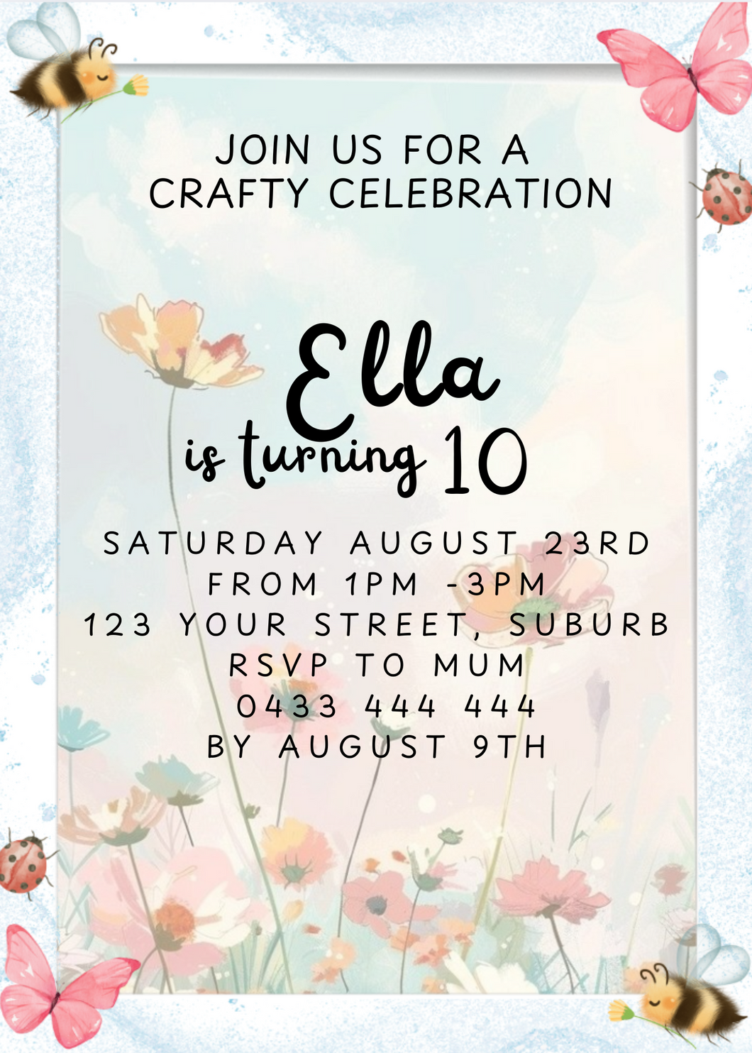 Garden Party Invitation