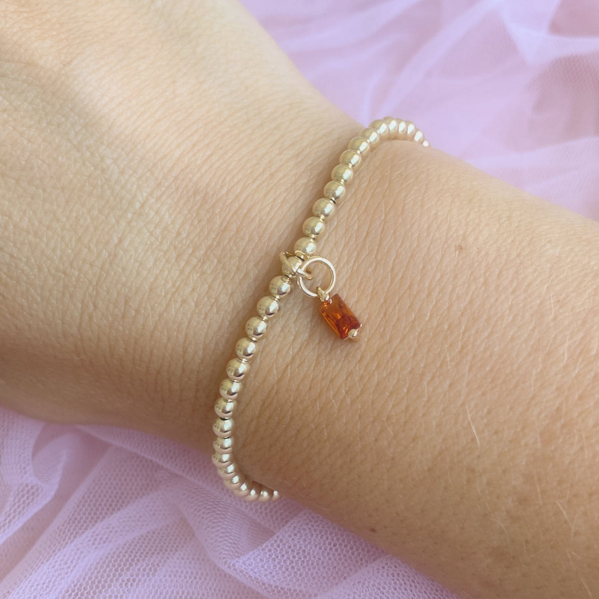 Birthstone Charm Bracelet