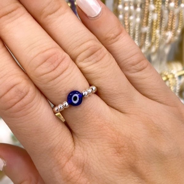 Load image into Gallery viewer, Evil Eye Ring
